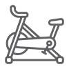 Gymnasium with trainer